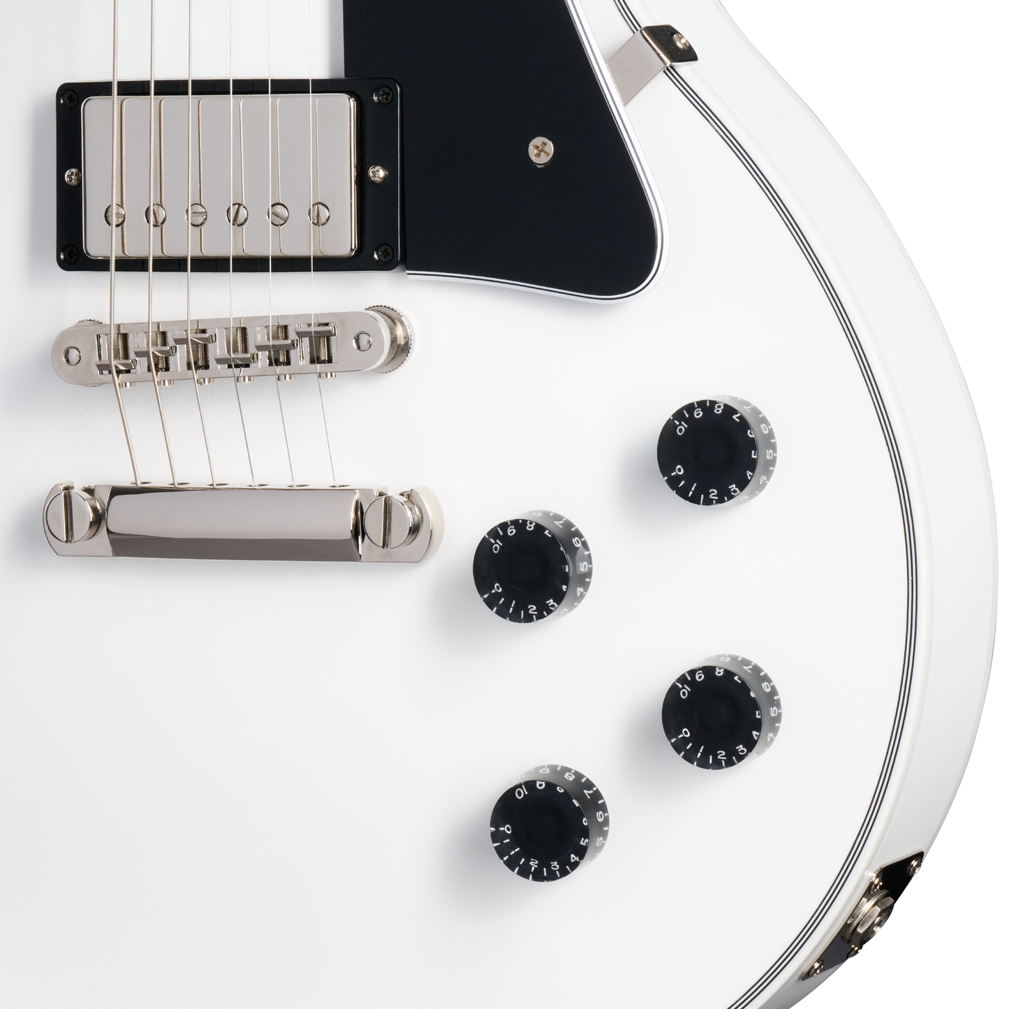 Gibson Custom Les Paul Custom, Nickel Hardware, Alpine White Electric Guitar Gibson Custom