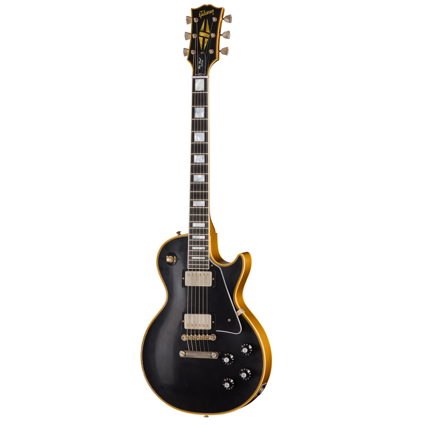 Gibson Custom LE 1968 Les Paul Custom Reissue, Light Aged, Ebony Top Electric Guitar Gibson Custom