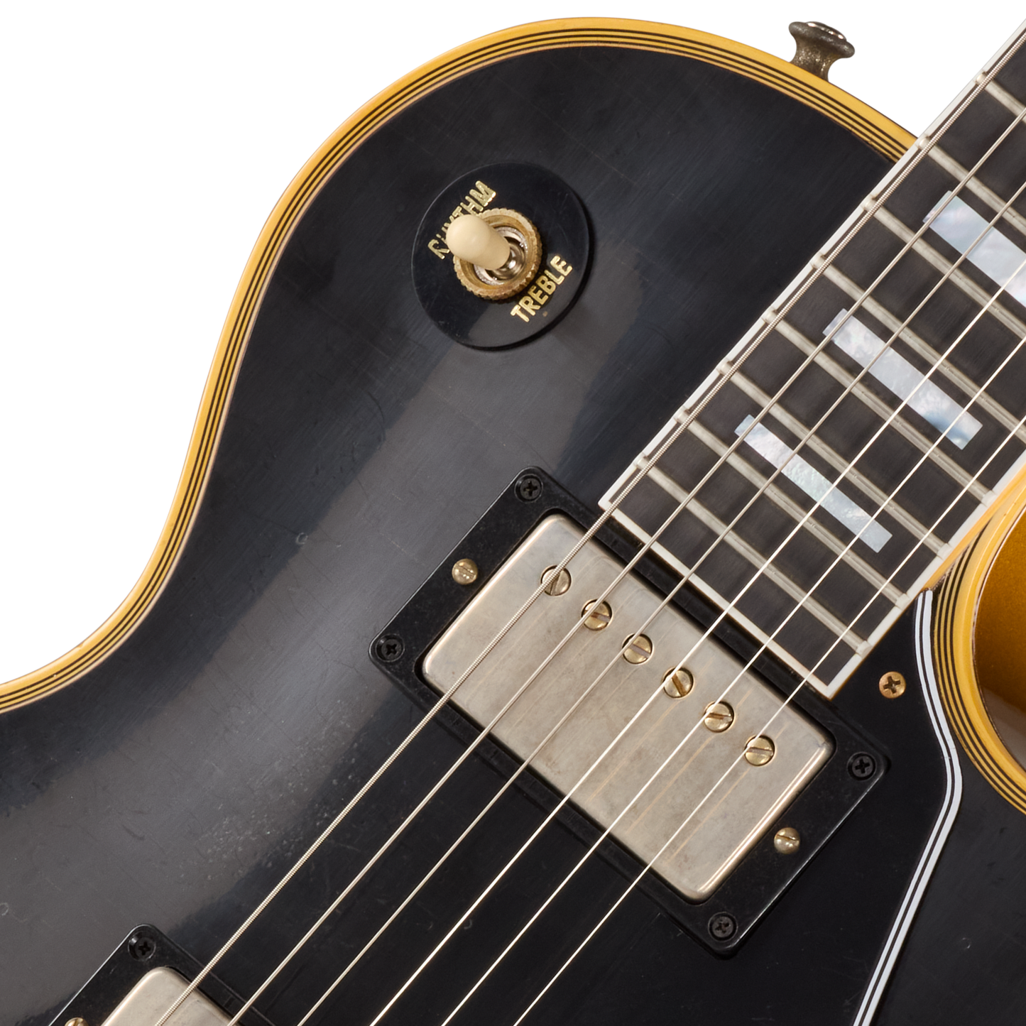 Gibson Custom LE 1968 Les Paul Custom Reissue, Light Aged, Ebony Top Electric Guitar Gibson Custom