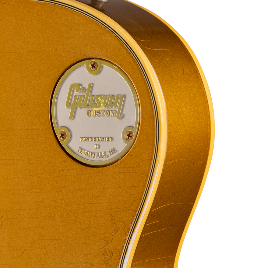 Gibson Custom LE 1968 Les Paul Custom Reissue, Light Aged, Ebony Top Electric Guitar Gibson Custom