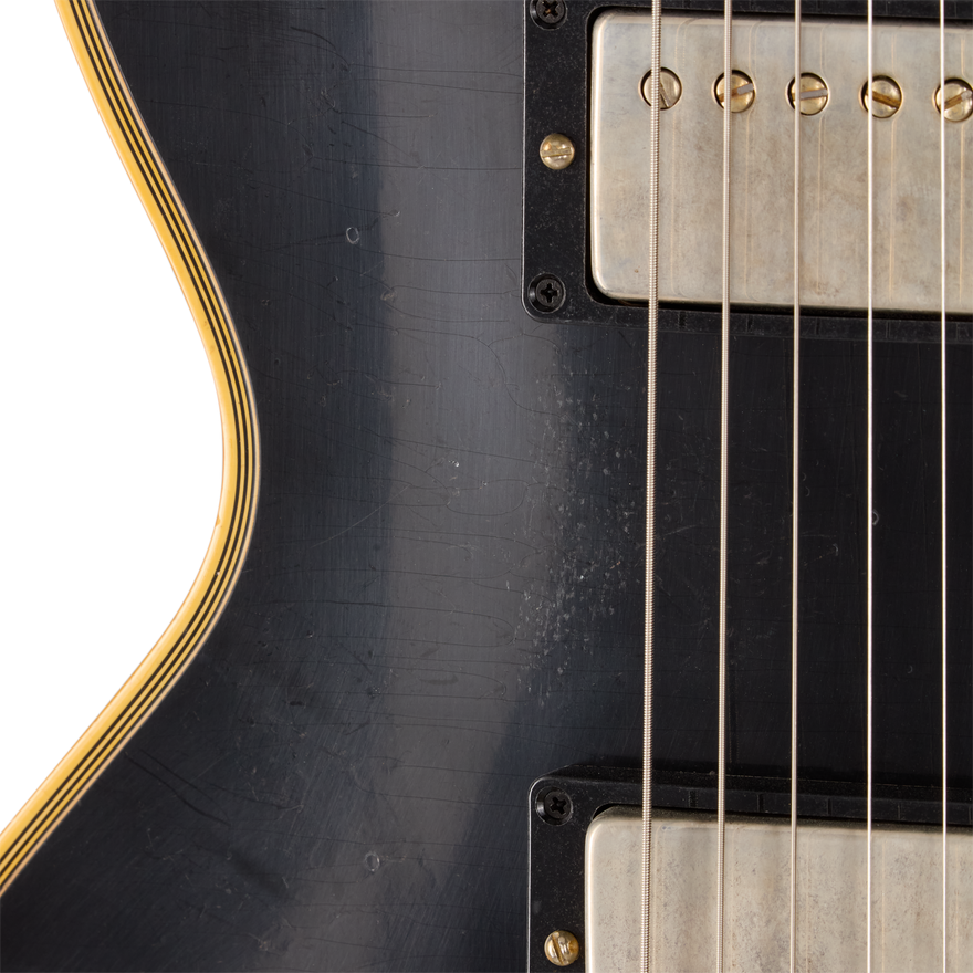 Gibson Custom LE 1968 Les Paul Custom Reissue, Light Aged, Ebony Top Electric Guitar Gibson Custom