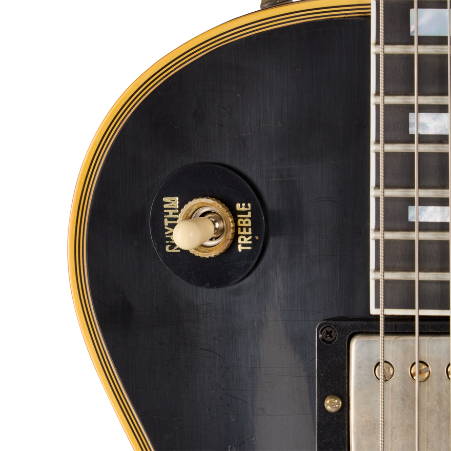 Gibson Custom LE 1968 Les Paul Custom Reissue, Light Aged, Ebony Top Electric Guitar Gibson Custom