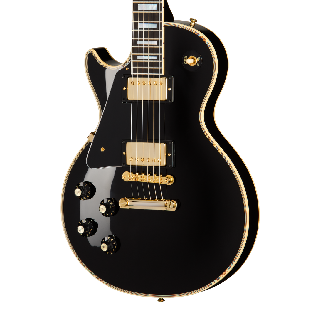 Gibson Custom 1968 Les Paul Custom Reissue, Left-Handed, Gloss, Ebony Electric Guitar Gibson Custom