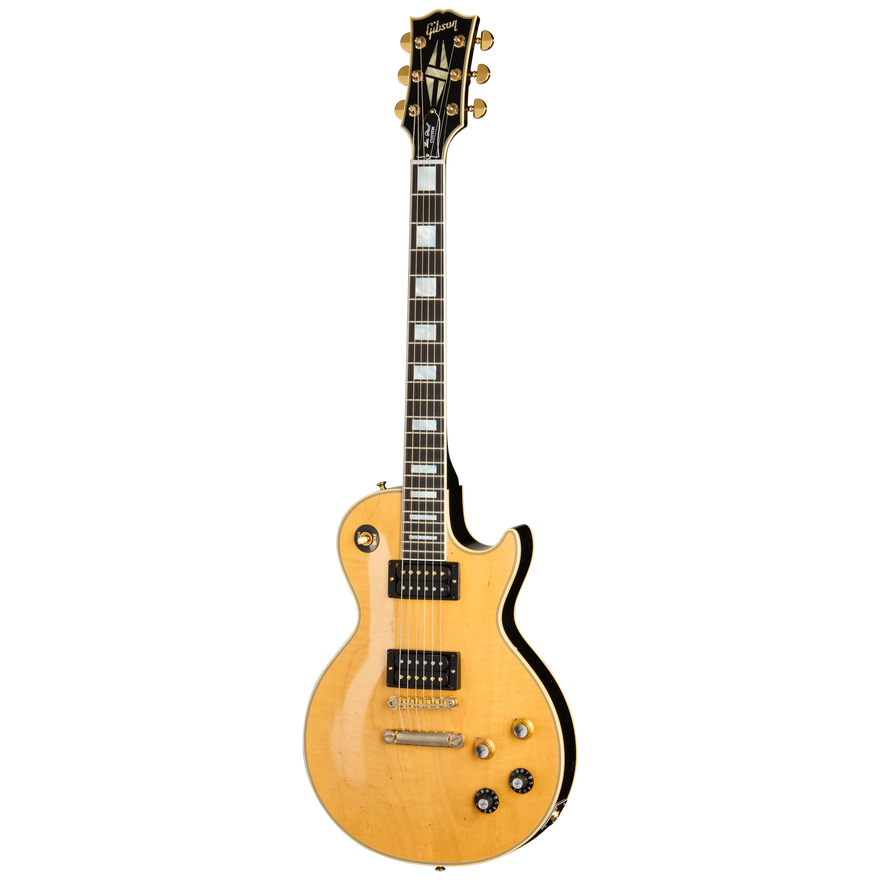 Gibson Custom Mick Ronson 1968 Les Paul Custom Collector's Edition, Antique Natural/Ebony Electric Guitar Gibson Custom