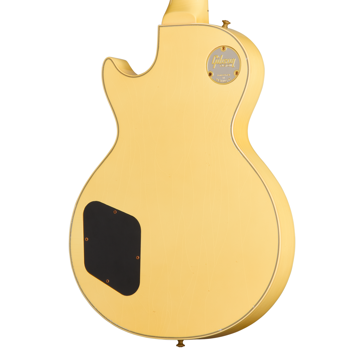 Gibson Custom 1968 Les Paul Custom Reissue, Light Aged, Heavy Antique White Electric Guitar Gibson Custom