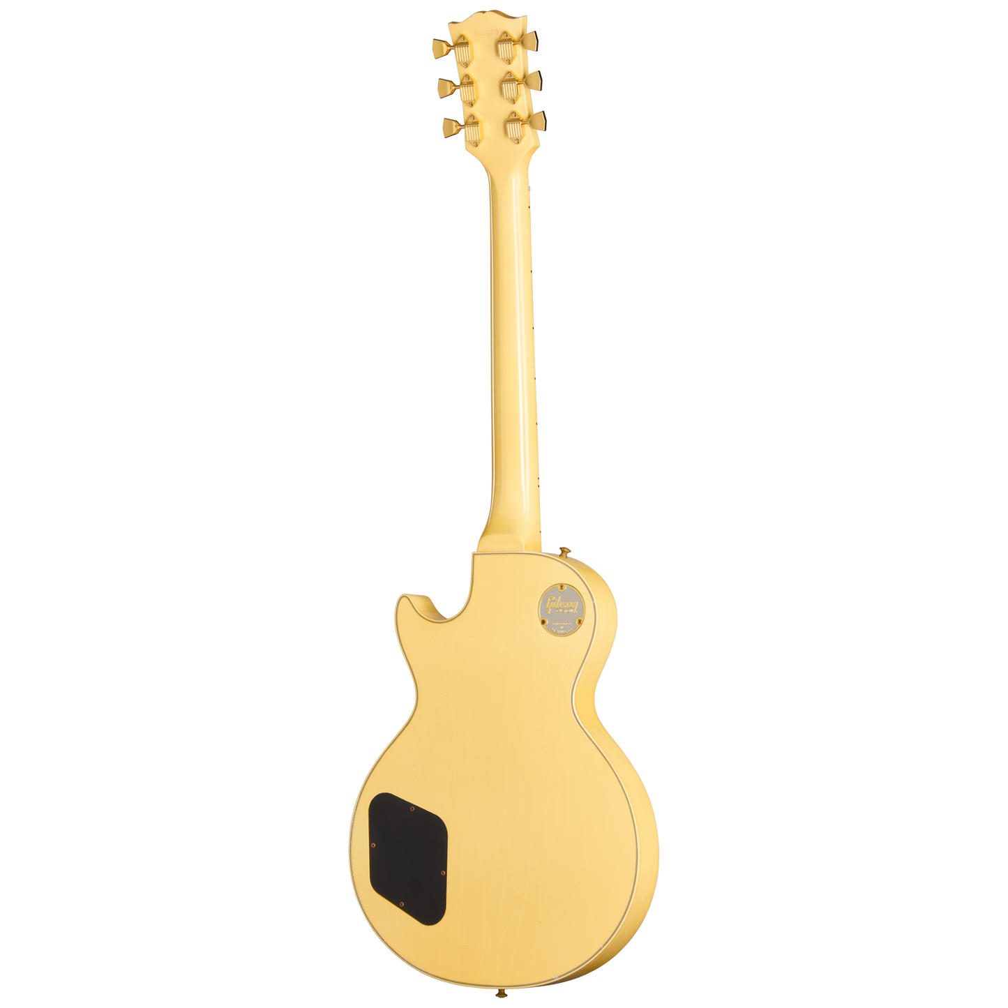 Gibson Custom 1968 Les Paul Custom Reissue, Light Aged, Heavy Antique White Electric Guitar Gibson Custom