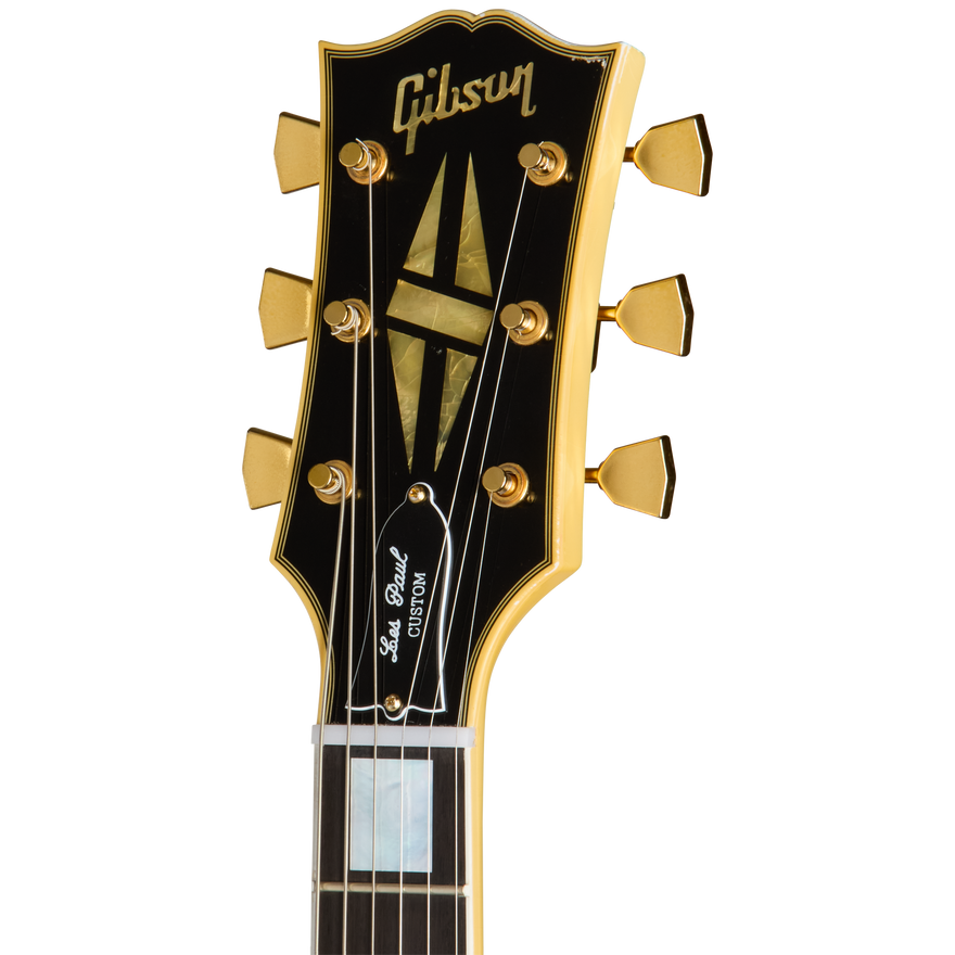 Gibson Custom 1968 Les Paul Custom Reissue, Light Aged, Heavy Antique White Electric Guitar Gibson Custom