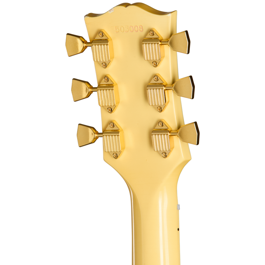 Gibson Custom 1968 Les Paul Custom Reissue, Light Aged, Heavy Antique White Electric Guitar Gibson Custom