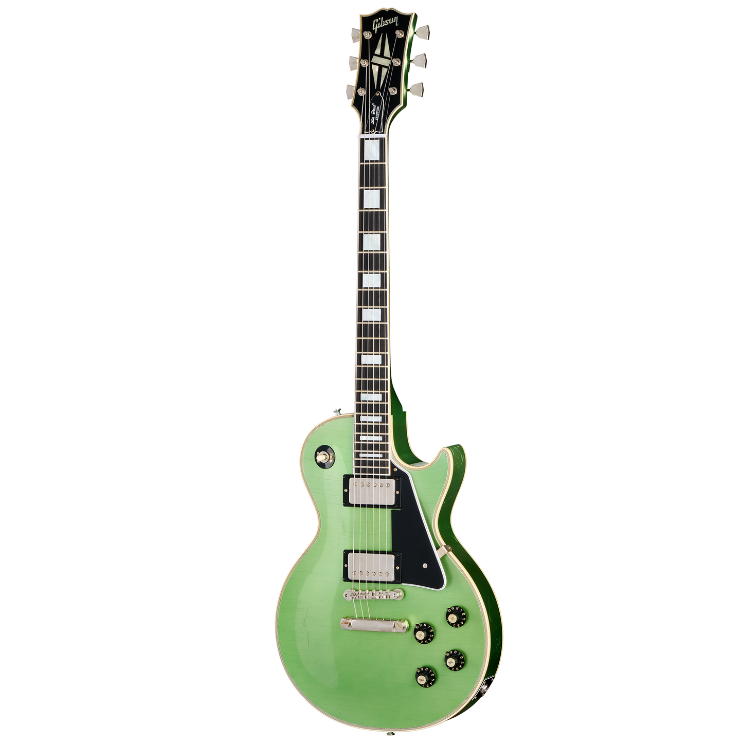Gibson Custom 1968 Les Paul Custom Reissue, Light Aged, Jade Green Electric Guitar Gibson Custom