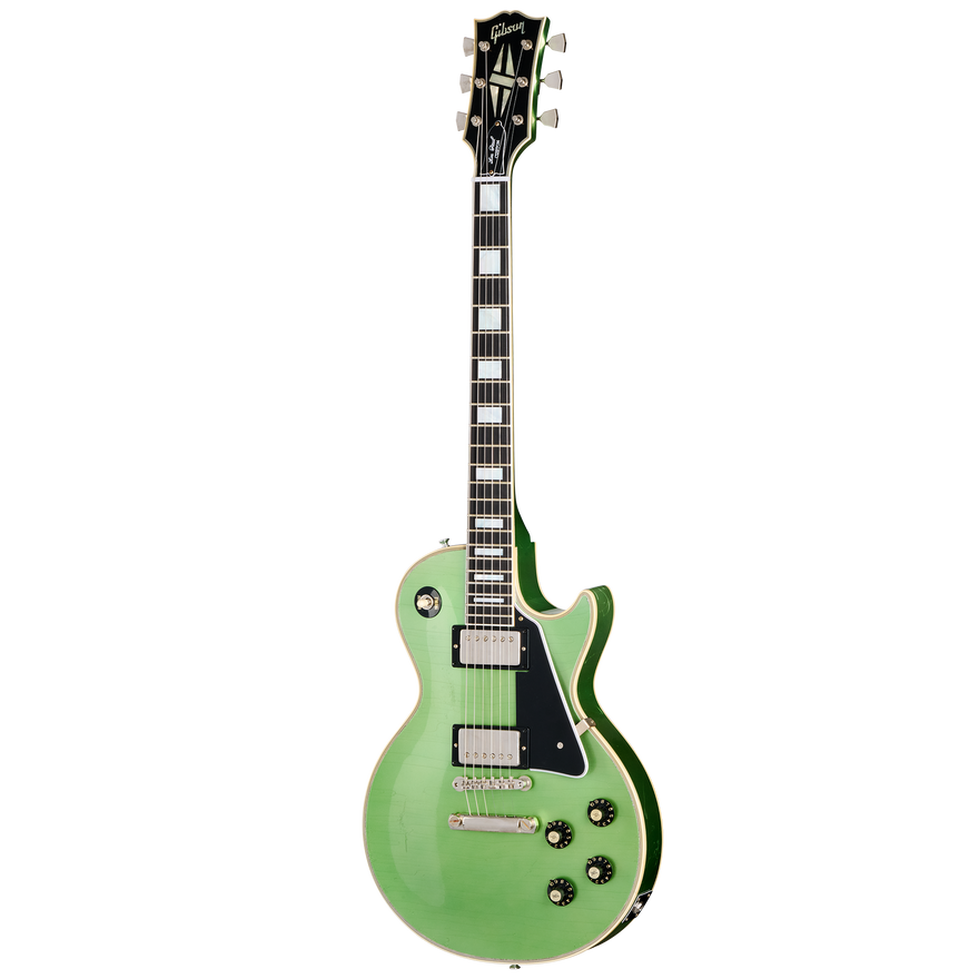 Gibson Custom 1968 Les Paul Custom Reissue, Light Aged, Jade Green Electric Guitar Gibson Custom