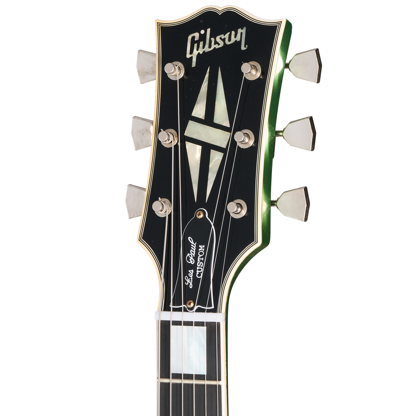 Gibson Custom 1968 Les Paul Custom Reissue, Light Aged, Jade Green Electric Guitar Gibson Custom