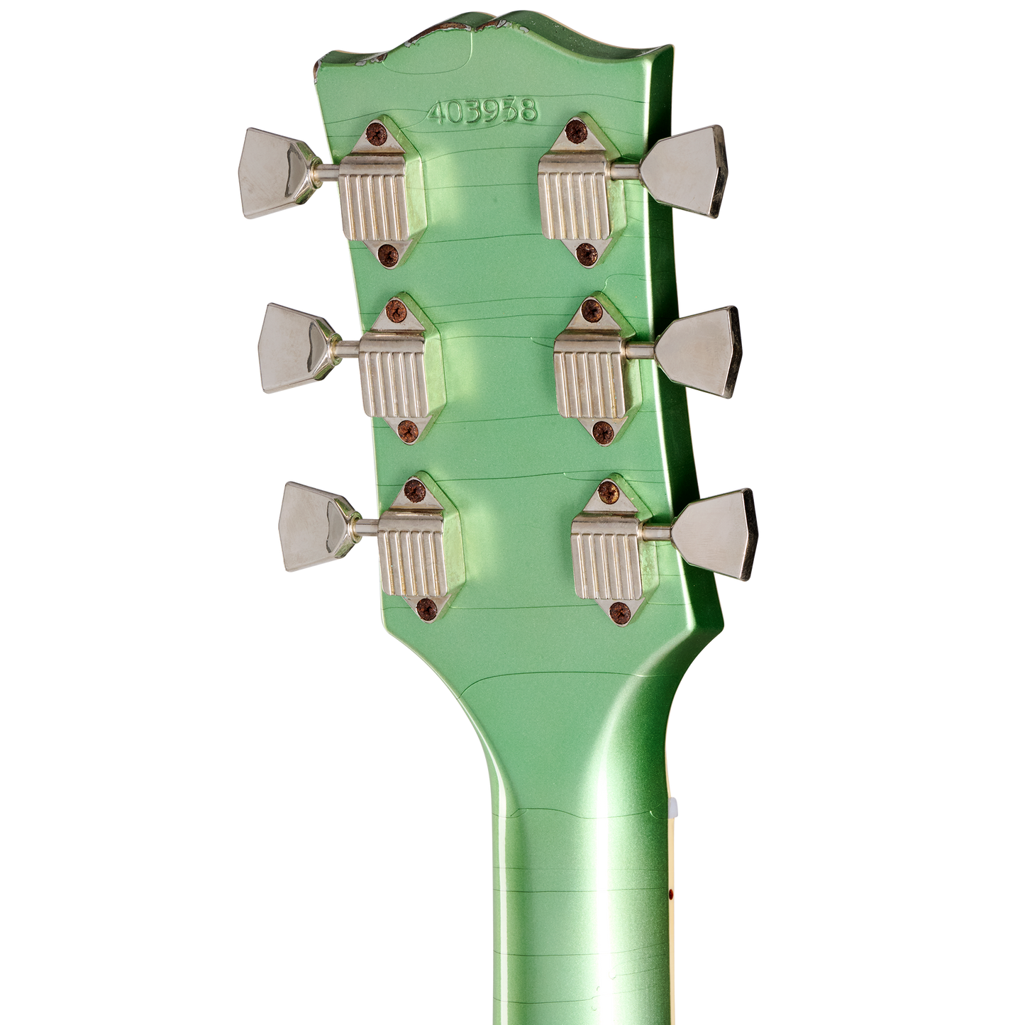 Gibson Custom 1968 Les Paul Custom Reissue, Light Aged, Jade Green Electric Guitar Gibson Custom