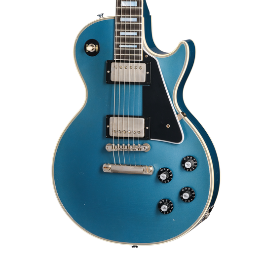 Gibson Custom 1968 Les Paul Custom Reissue, Light Aged, Antique Pelham Blue Electric Guitar Gibson Custom