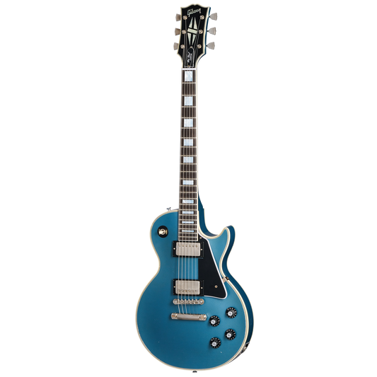 Gibson Custom 1968 Les Paul Custom Reissue, Light Aged, Antique Pelham Blue Electric Guitar Gibson Custom