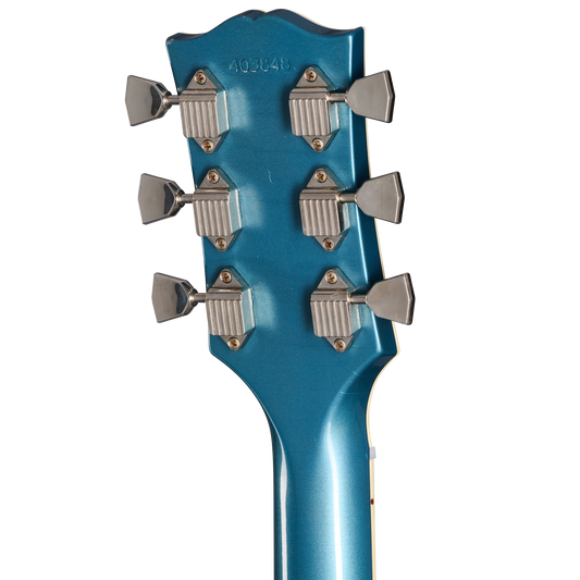 Gibson Custom 1968 Les Paul Custom Reissue, Light Aged, Antique Pelham Blue Electric Guitar Gibson Custom