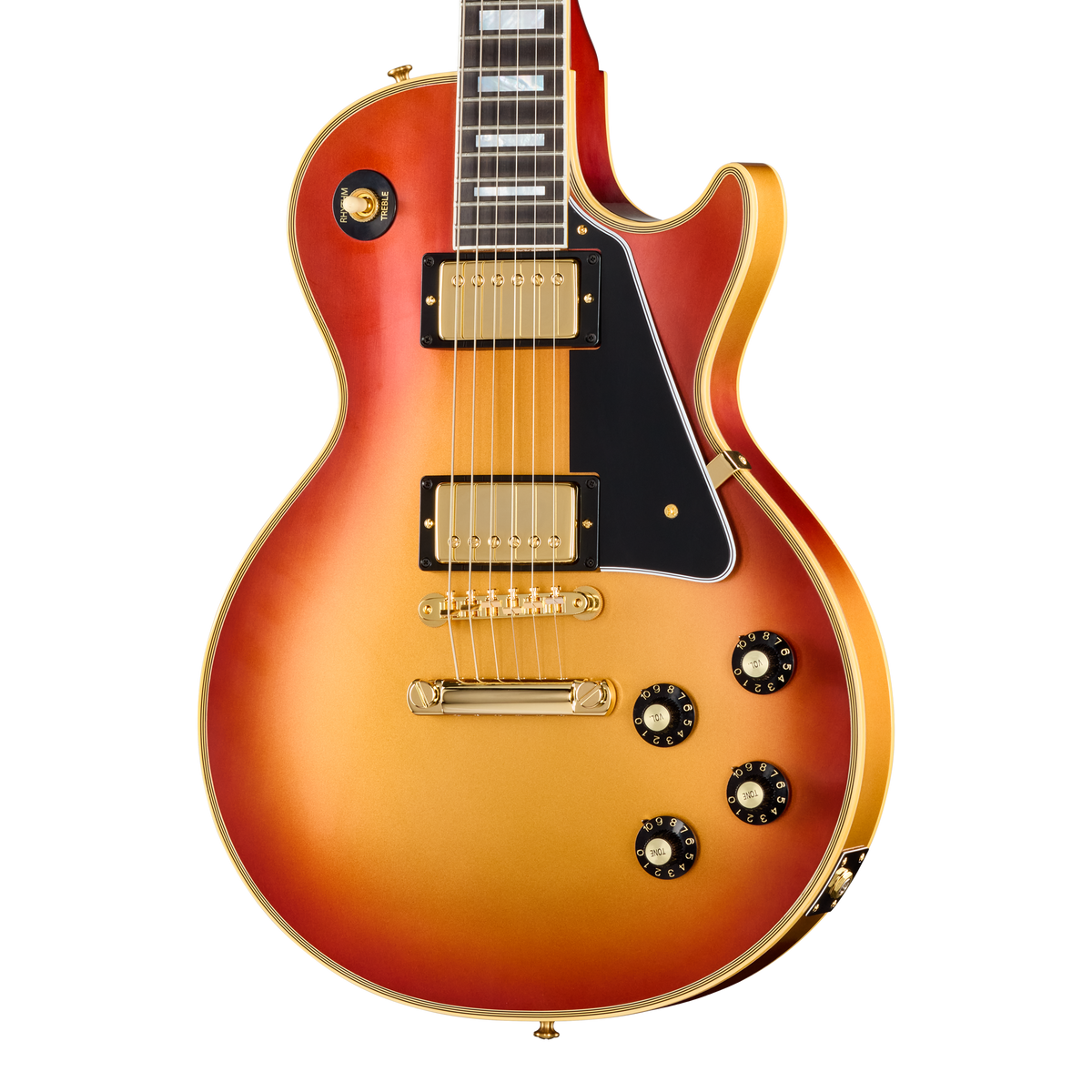 Gibson Custom 1968 Les Paul Custom Reissue, VOS, Harvest Gold Electric Guitar Gibson Custom