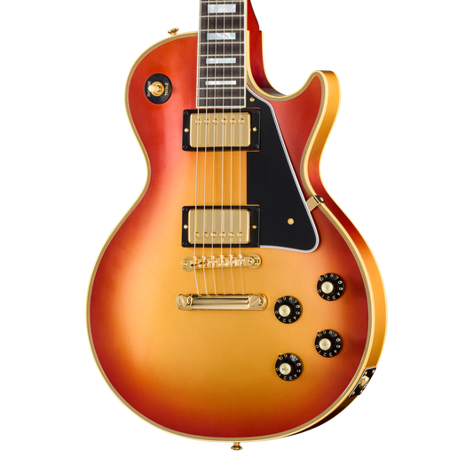 Gibson Custom 1968 Les Paul Custom Reissue, VOS, Harvest Gold Electric Guitar Gibson Custom