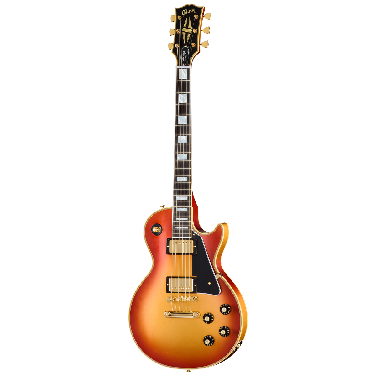 Gibson Custom 1968 Les Paul Custom Reissue, VOS, Harvest Gold Electric Guitar Gibson Custom