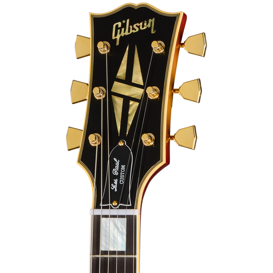 Gibson Custom 1968 Les Paul Custom Reissue, VOS, Harvest Gold Electric Guitar Gibson Custom