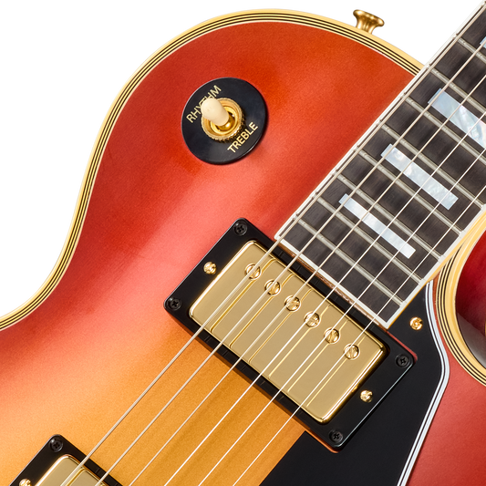Gibson Custom 1968 Les Paul Custom Reissue, VOS, Harvest Gold Electric Guitar Gibson Custom