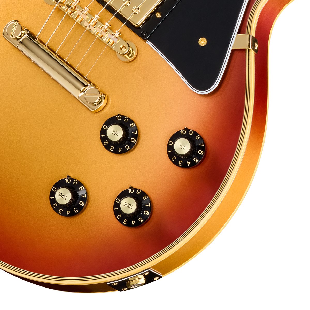 Gibson Custom 1968 Les Paul Custom Reissue, VOS, Harvest Gold Electric Guitar Gibson Custom