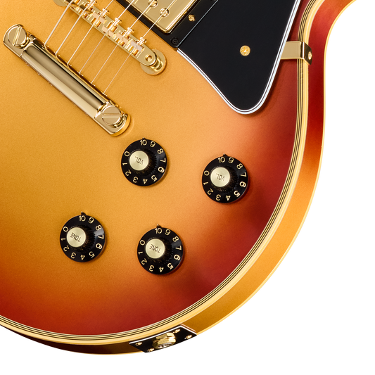 Gibson Custom 1968 Les Paul Custom Reissue, VOS, Harvest Gold Electric Guitar Gibson Custom