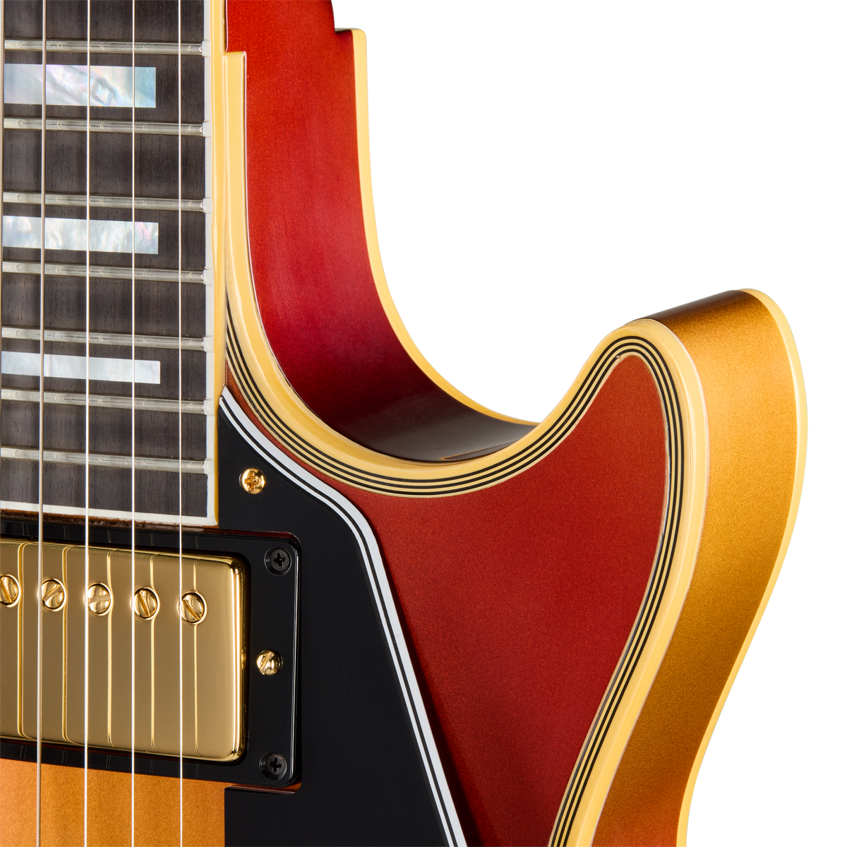 Gibson Custom 1968 Les Paul Custom Reissue, VOS, Harvest Gold Electric Guitar Gibson Custom