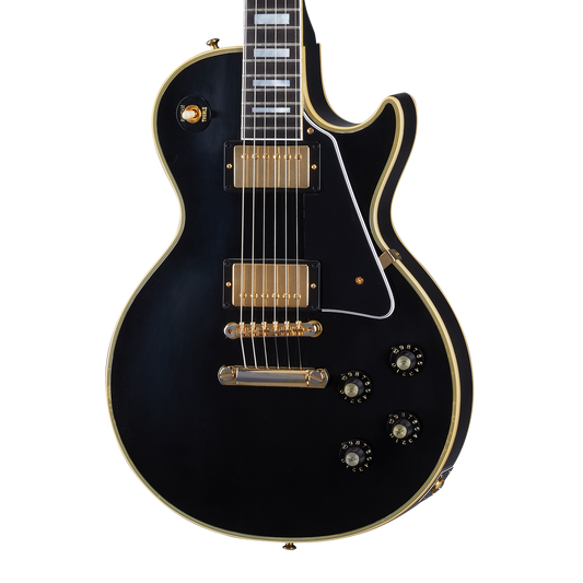 Gibson Custom 1968 Les Paul Custom Reissue, Ultra Light Aged, Ebony Electric Guitar Gibson Custom