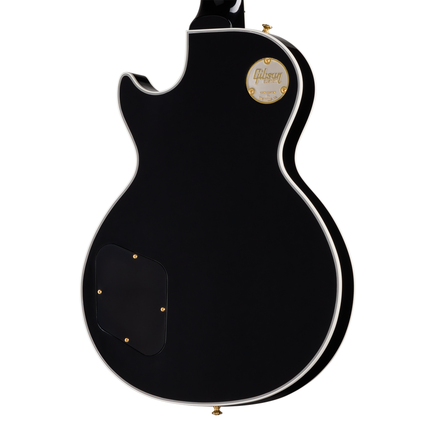 Gibson Custom Les Paul Custom Long Scale, Ebony Electric Guitar Gibson Custom