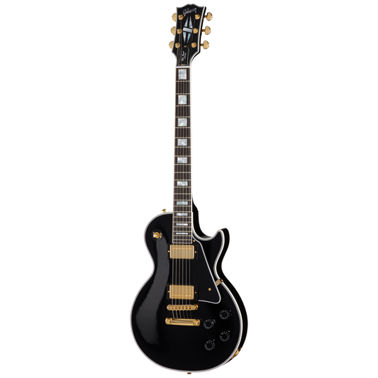 Gibson Custom Les Paul Custom Long Scale, Ebony Electric Guitar Gibson Custom