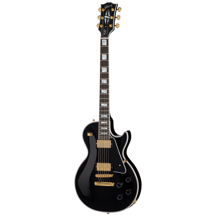 Gibson Custom Les Paul Custom Long Scale, Ebony Electric Guitar Gibson Custom