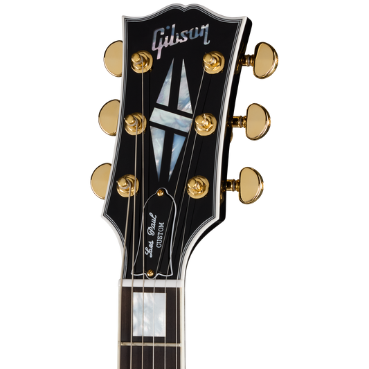 Gibson Custom Les Paul Custom Long Scale, Ebony Electric Guitar Gibson Custom