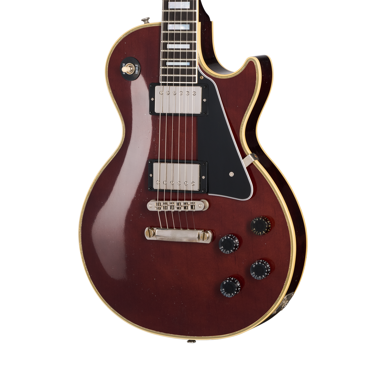 Gibson Custom Les Paul Custom, Light Aged, Earl Grey Electric Guitar Gibson Custom