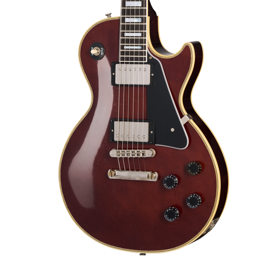 Gibson Custom Les Paul Custom, Light Aged, Earl Grey Electric Guitar Gibson Custom