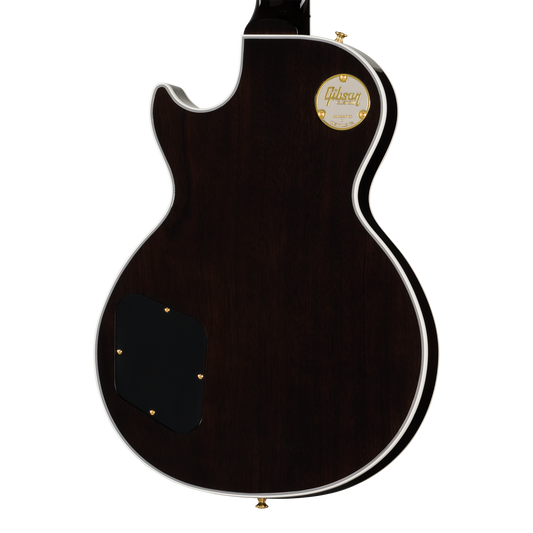 Gibson Custom Les Paul Custom with Figured Maple Heartwood Top, Gloss, Light Charcoal Electric Guitar Gibson Custom