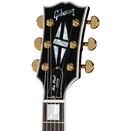 Gibson Custom Les Paul Custom with Figured Maple Heartwood Top, Gloss, Light Charcoal Electric Guitar Gibson Custom