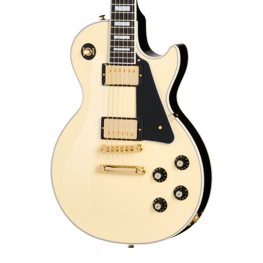 Gibson Les Paul Custom 70s, Buttercream Top Electric Guitar Gibson