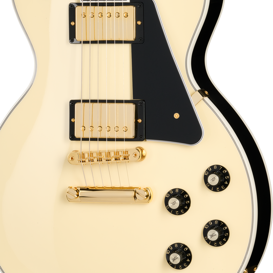 Gibson Les Paul Custom 70s, Buttercream Top Electric Guitar Gibson