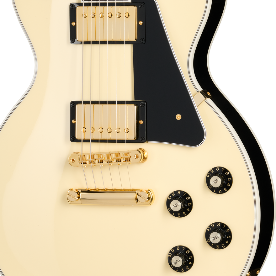 Gibson Les Paul Custom 70s, Buttercream Top Electric Guitar Gibson