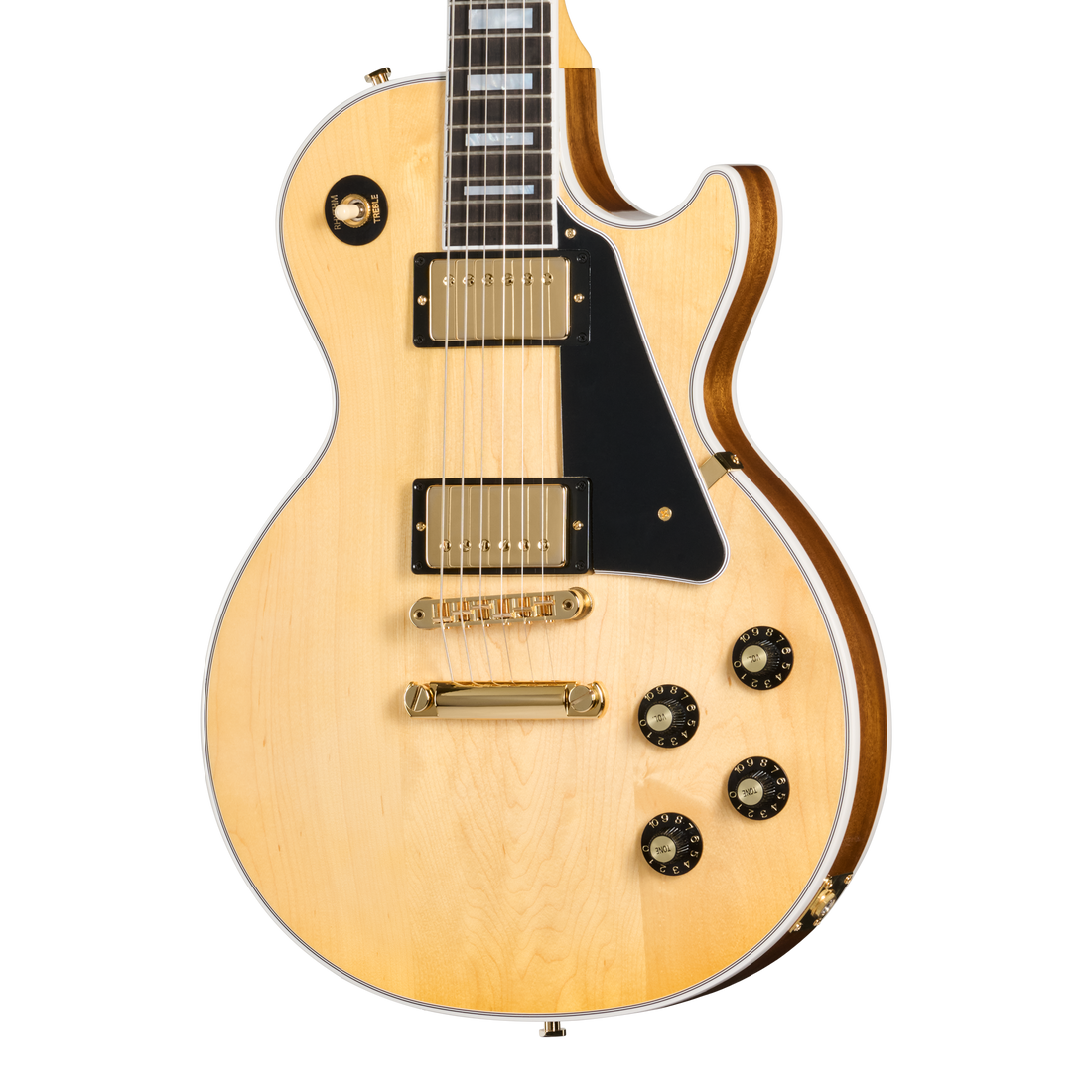 Gibson Les Paul Custom 70s, Natural, Exclusive Electric Guitar Gibson