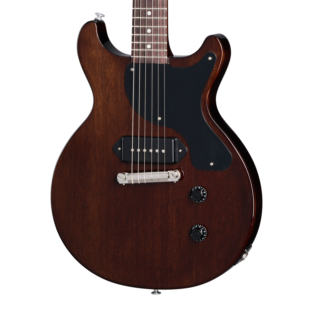 Gibson Les Paul Junior Double Cut, Dark Walnut, Exclusive Electric Guitar Gibson