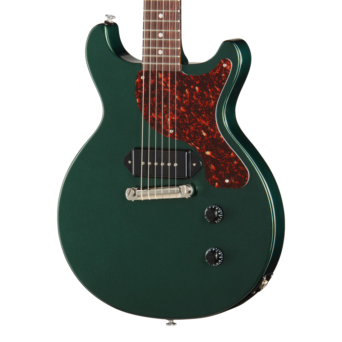 Gibson Les Paul Junior Double Cut, British Racing Green, Exclusive Electric Guitar Gibson