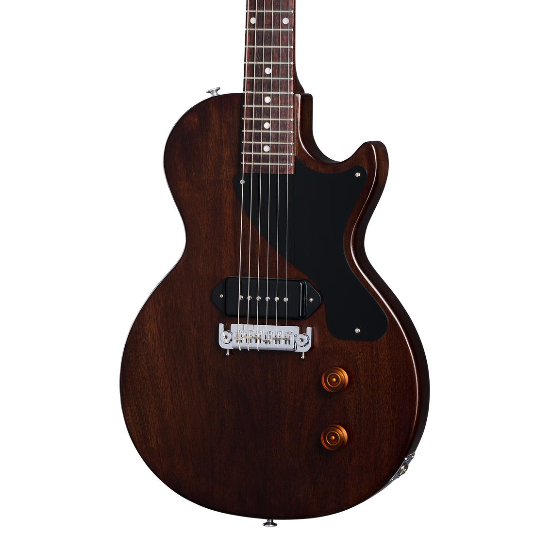 Gibson Charlie Starr Les Paul Junior, Dark Walnut Electric Guitar Gibson