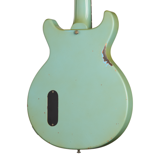Gibson Custom 1958 Les Paul Junior Reissue, Heavy Aged, Maui Blue Electric Guitar Gibson Custom