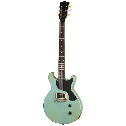 Gibson Custom 1958 Les Paul Junior Reissue, Heavy Aged, Maui Blue Electric Guitar Gibson Custom