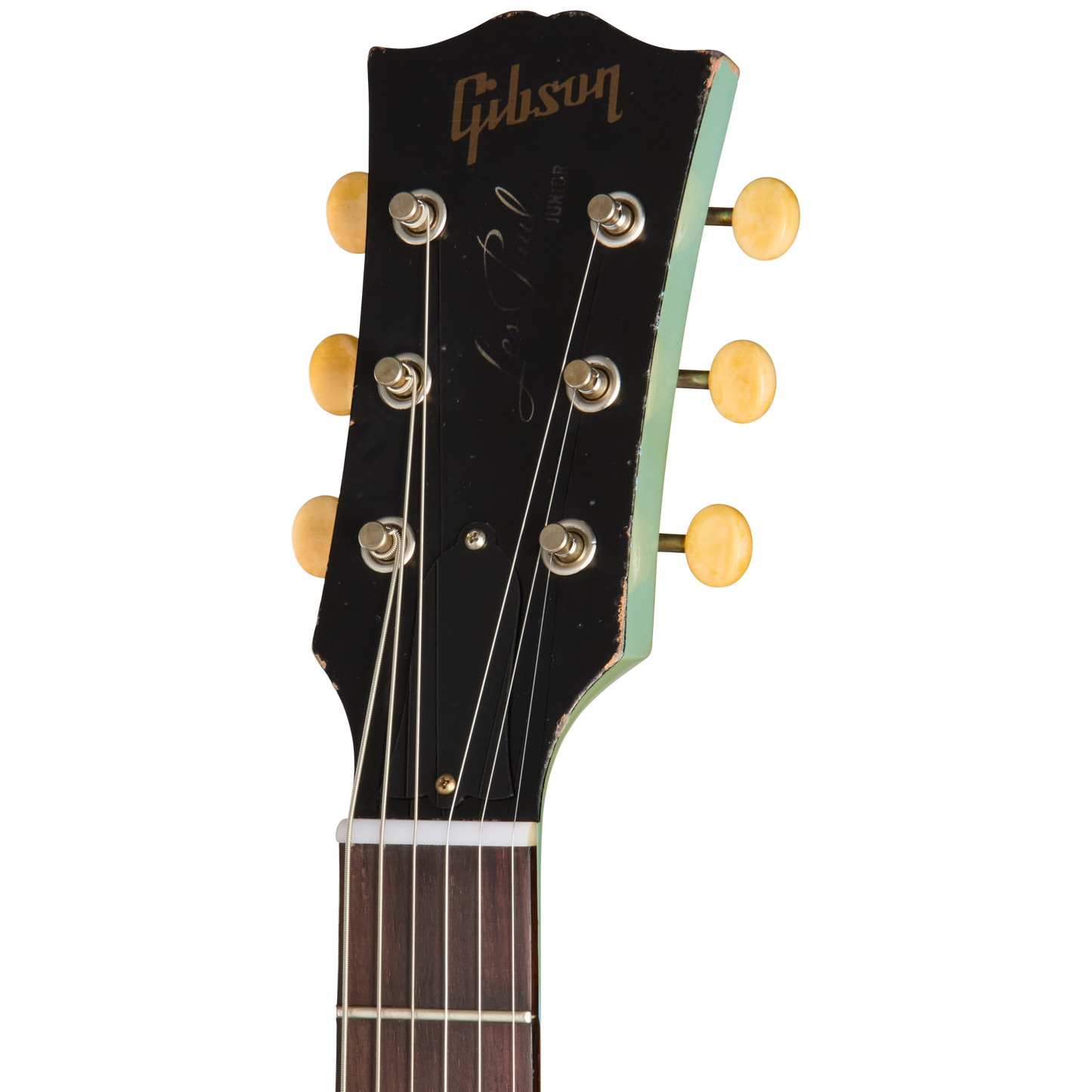 Gibson Custom 1958 Les Paul Junior Reissue, Heavy Aged, Maui Blue Electric Guitar Gibson Custom