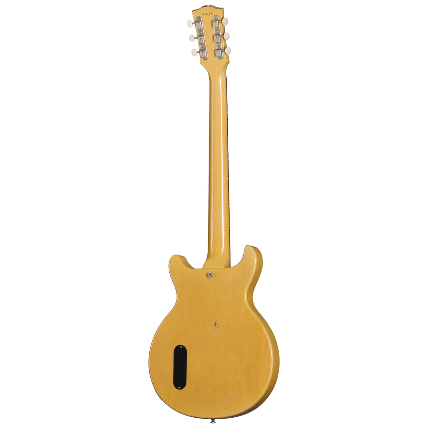 Gibson Custom 1958 Les Paul Junior Double Cut, Heavy Aged, TV Yellow Electric Guitar Gibson Custom