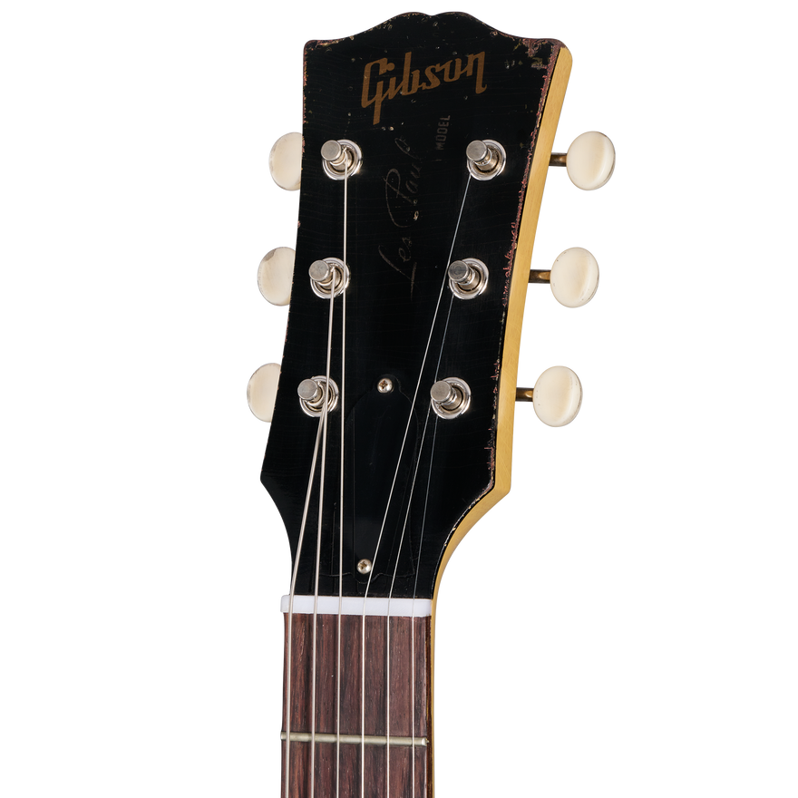 Gibson Custom 1958 Les Paul Junior Double Cut, Heavy Aged, TV Yellow Electric Guitar Gibson Custom
