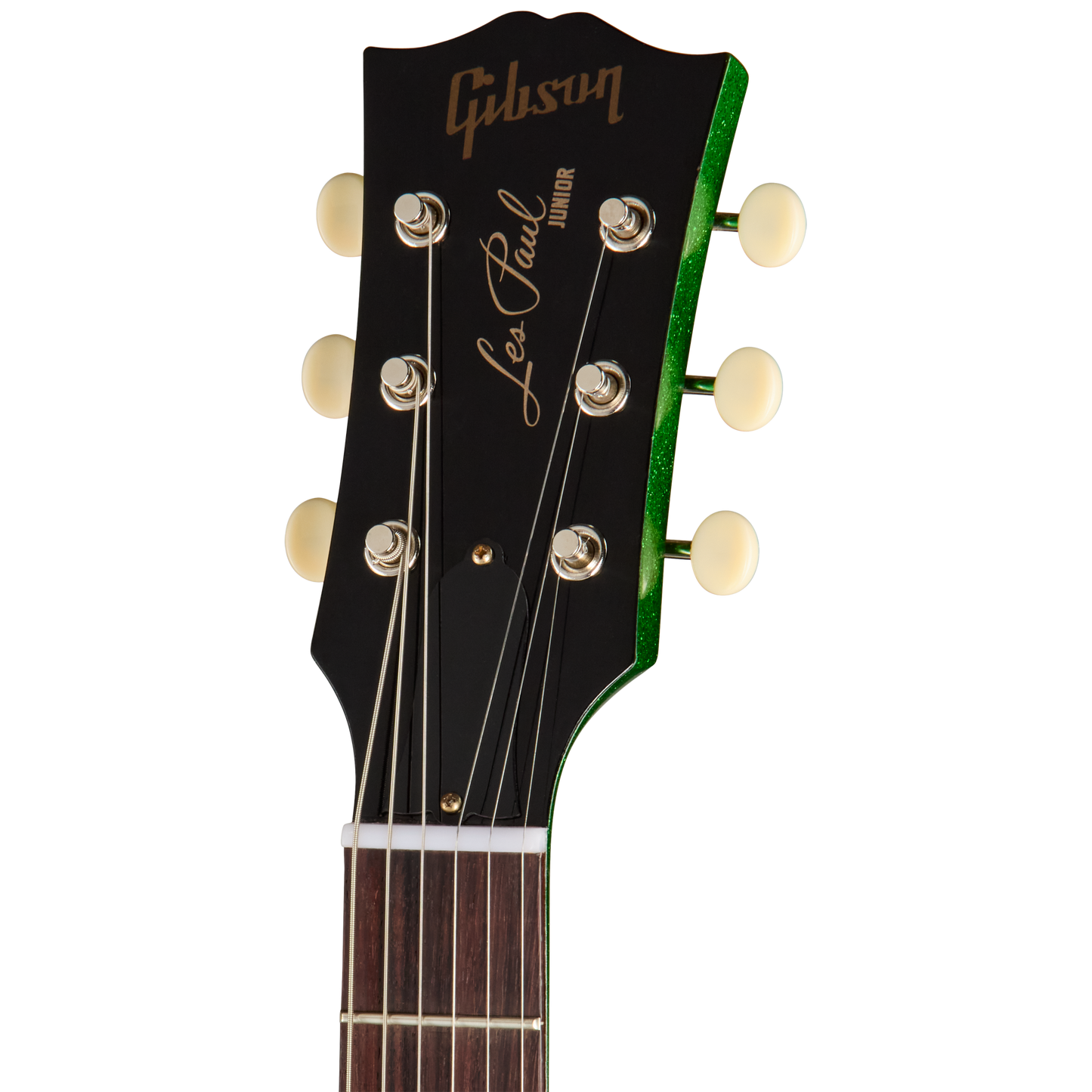 Gibson Custom 1960 Les Paul Junior Double Cut Reissue, VOS, Green Sparkle Electric Guitar Gibson Custom