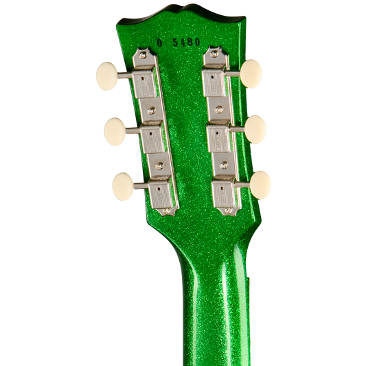 Gibson Custom 1960 Les Paul Junior Double Cut Reissue, VOS, Green Sparkle Electric Guitar Gibson Custom